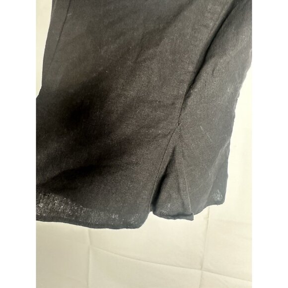 Zara Black Sweetheart Neckline Crop Top Tank Womens Large Adjustable - Picture 7 of 12